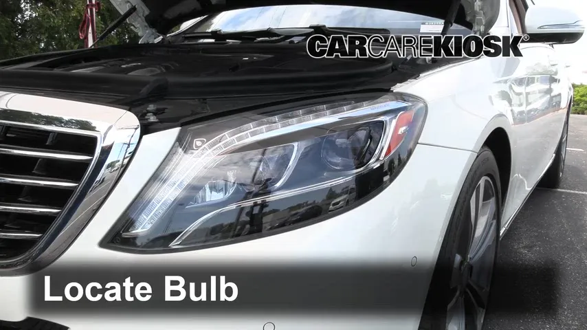 2014 Mercedes-Benz S550 4.6L V8 Turbo Éclairage Feu de jour (remplacer l'ampoule)